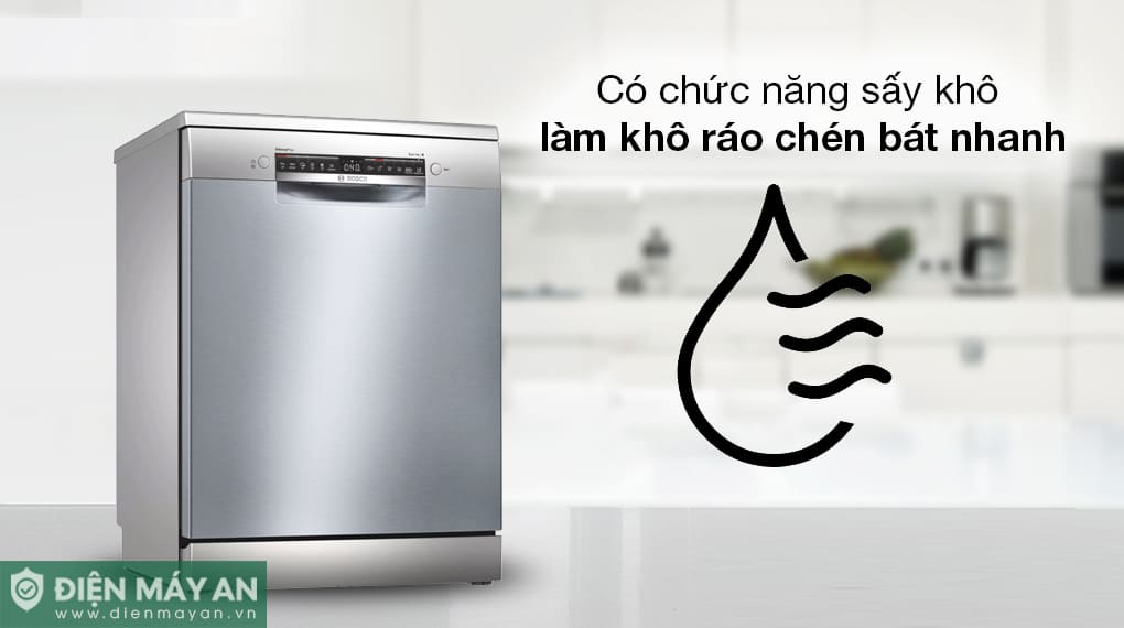 Máy rửa bát âm toàn phần Bosch Serie 4 SMV4HCX48E